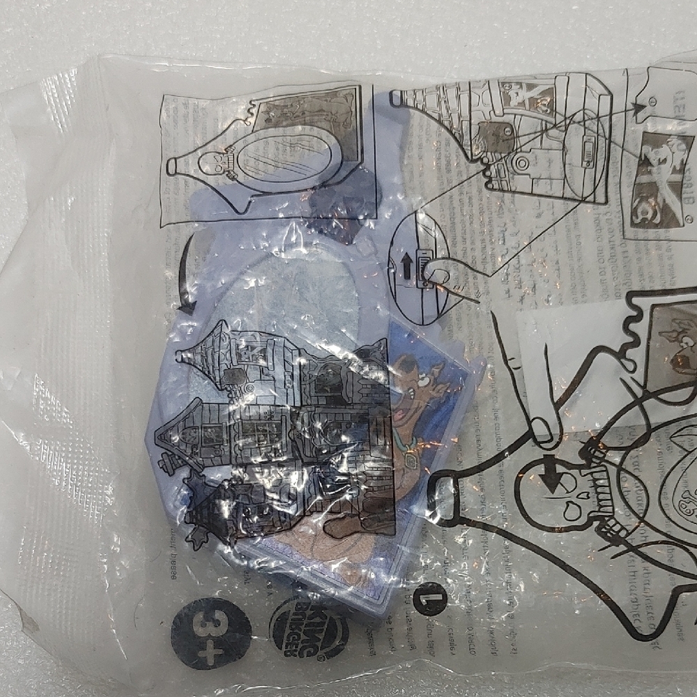 Scooby-Doo Ghost Photo Booth Toy - Blue and Black Vintage Burger King - Picture 2 of 3